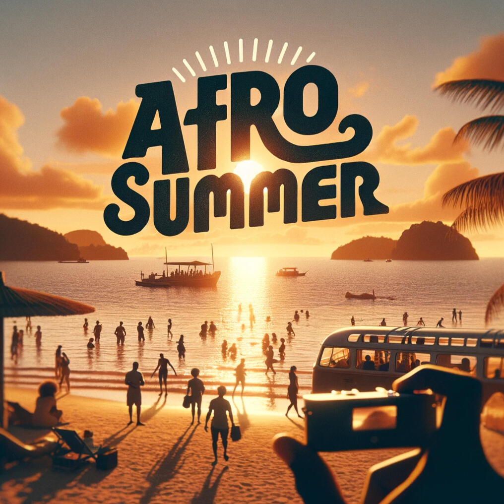 Afro Summer 2025 people at the beach enjoying summer